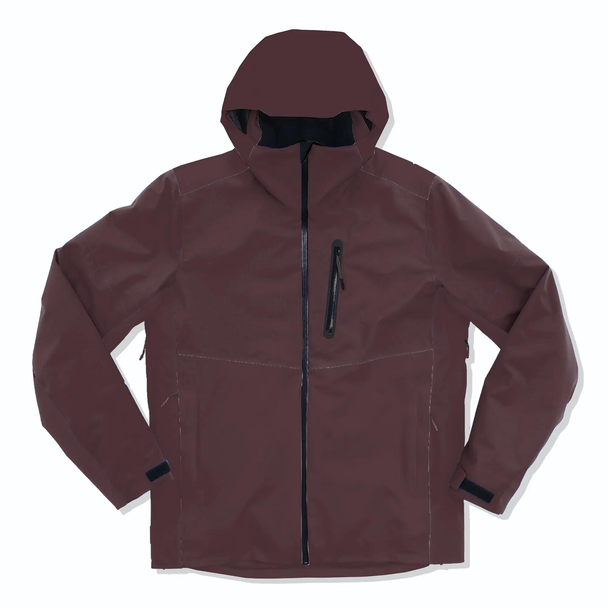 Jaqueta d'esquí snowboard impermeable home 500 bordeus  14/14