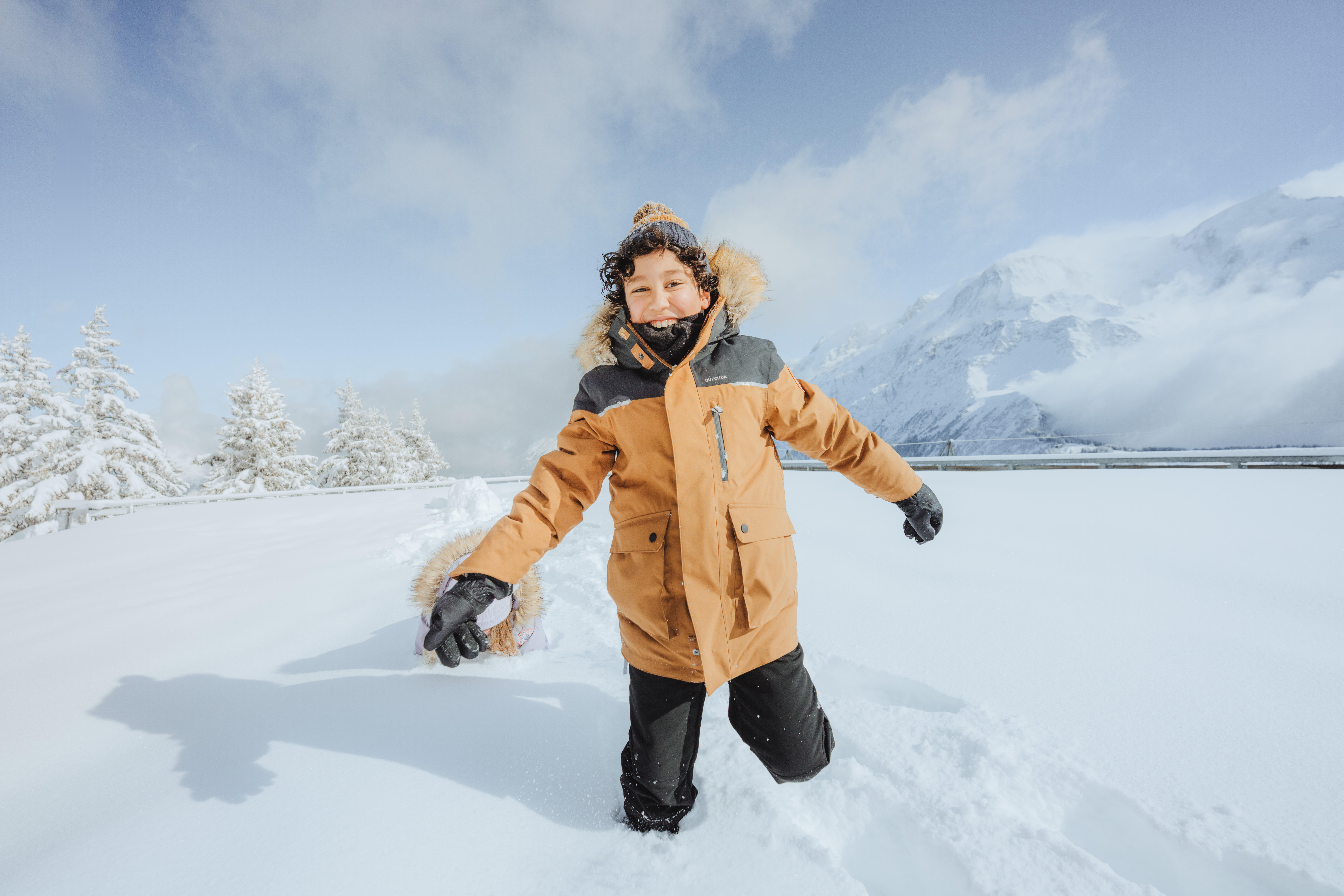 Kids’ Warm and Waterproof Winter Parka, NH 900 Age 7–15 - QUECHUA