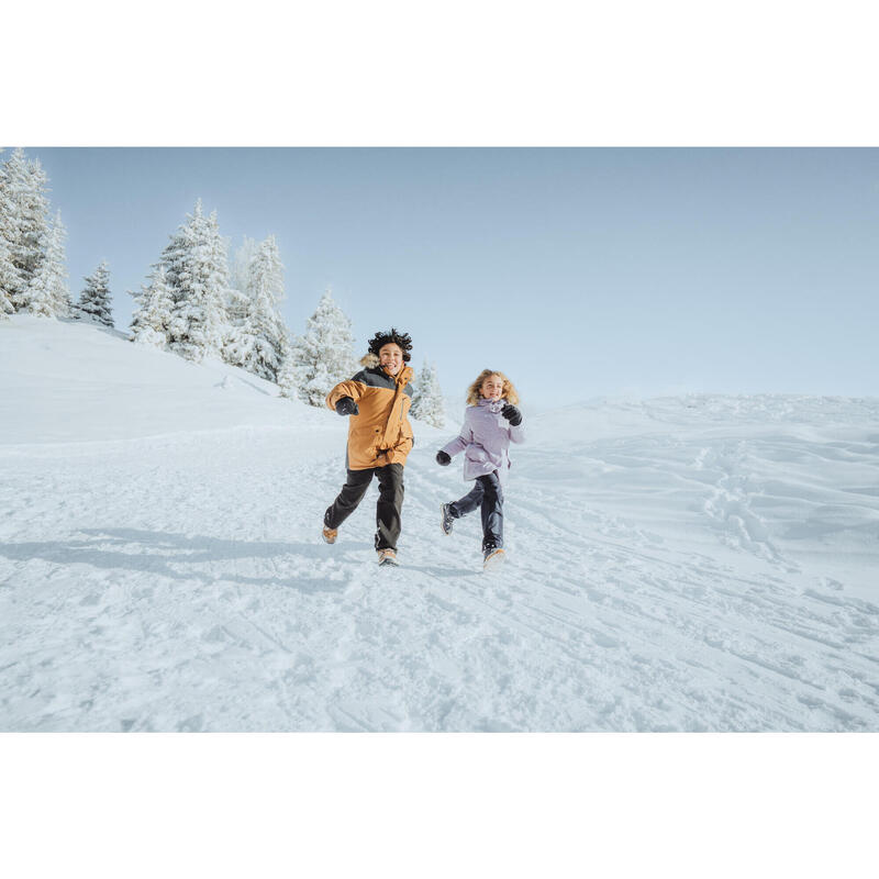 Chaussures de neige chaudes et imperméables enfant 24-38, SH500 SYNTH WARM bleu