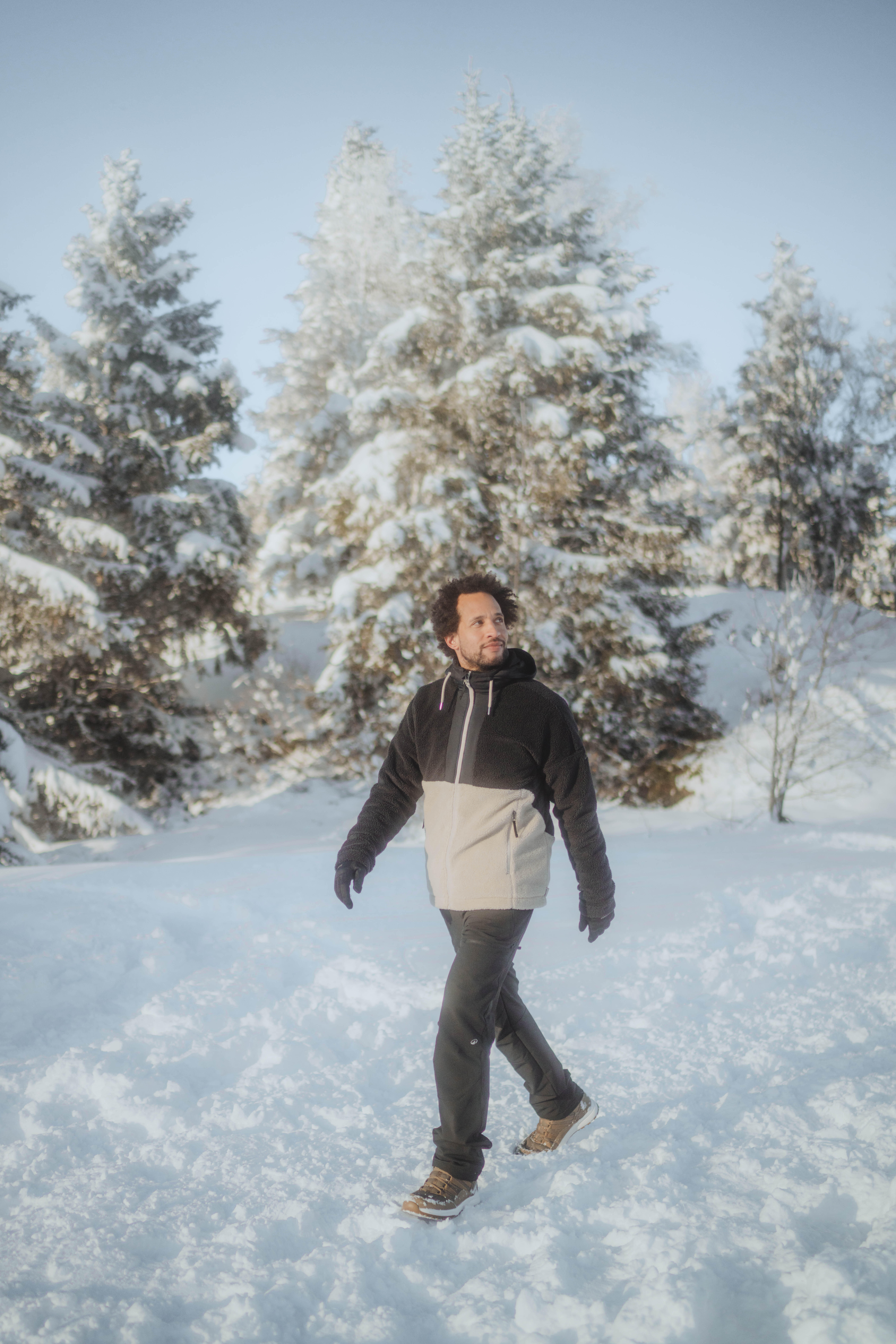 Veste de randonnée chaude en polaire moutonné homme, SH 900 - QUECHUA