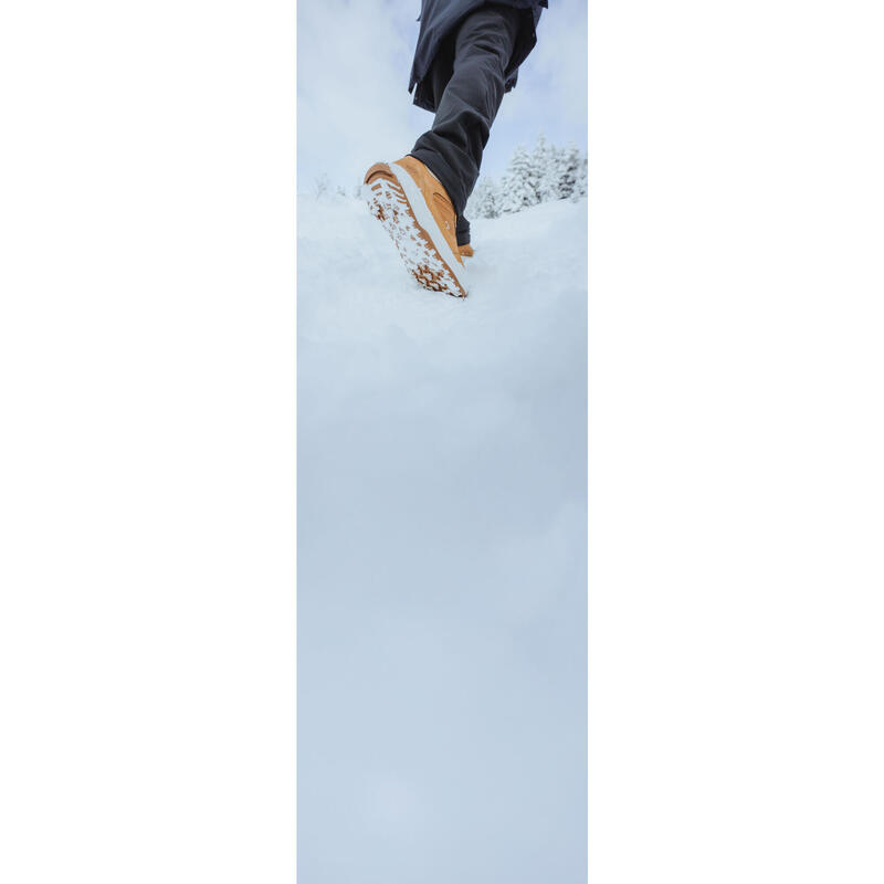Ghete Piele Iarnă Călduroase Impermeabile Drumeție NH500 până la -31°C Bărbați
