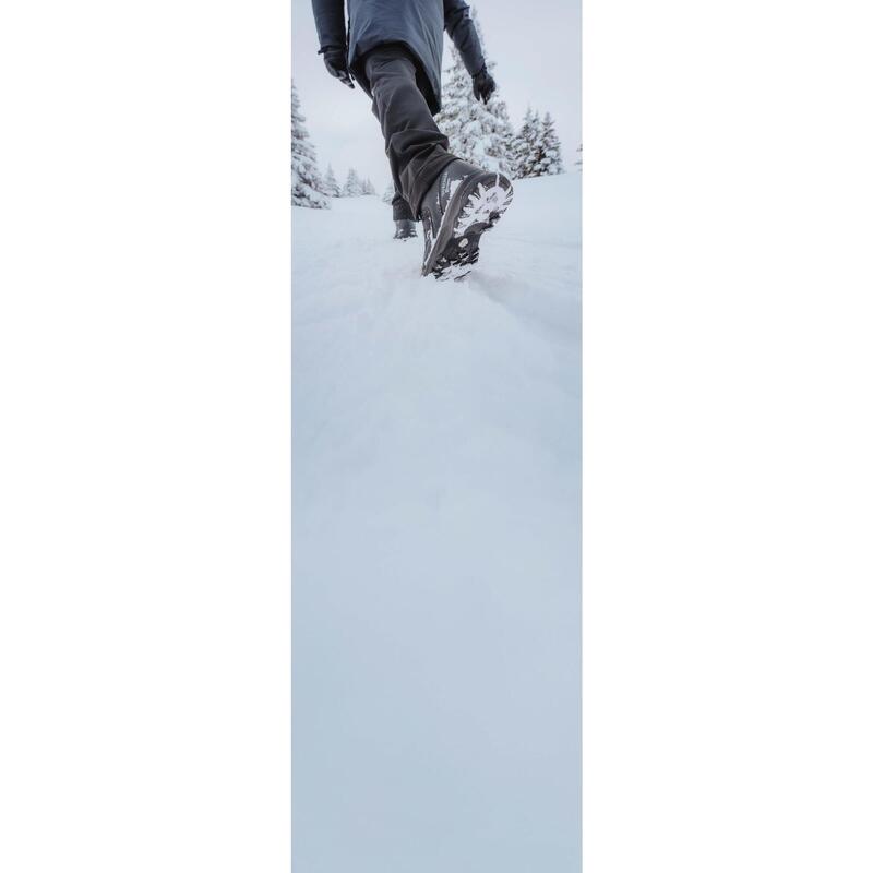 Erkek Outdoor Kar Botu - Su Geçirmez - Siyah - MH500 Mid