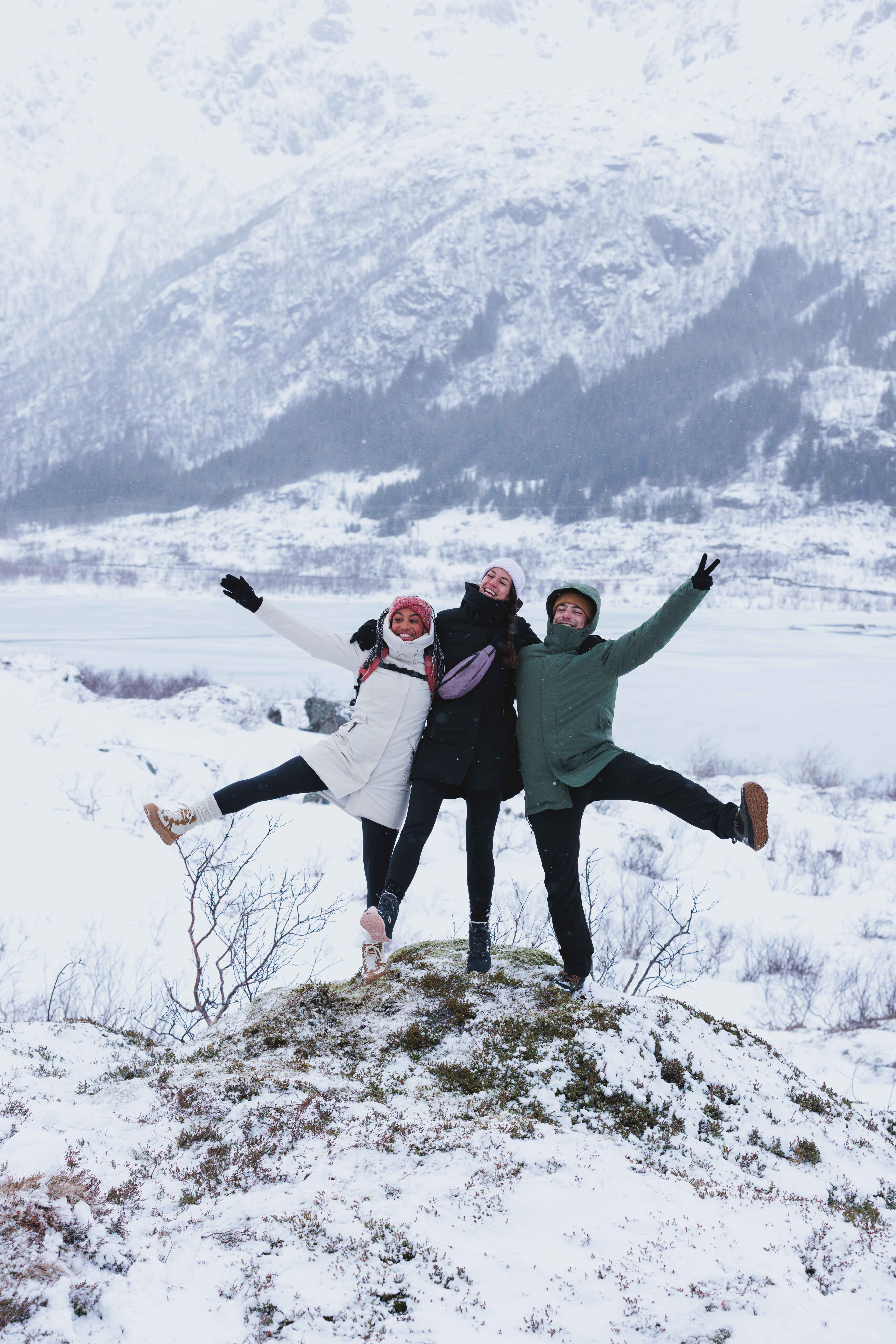 Chaussures de randonnée chaudes en cuir homme, NH 500 Mid - QUECHUA