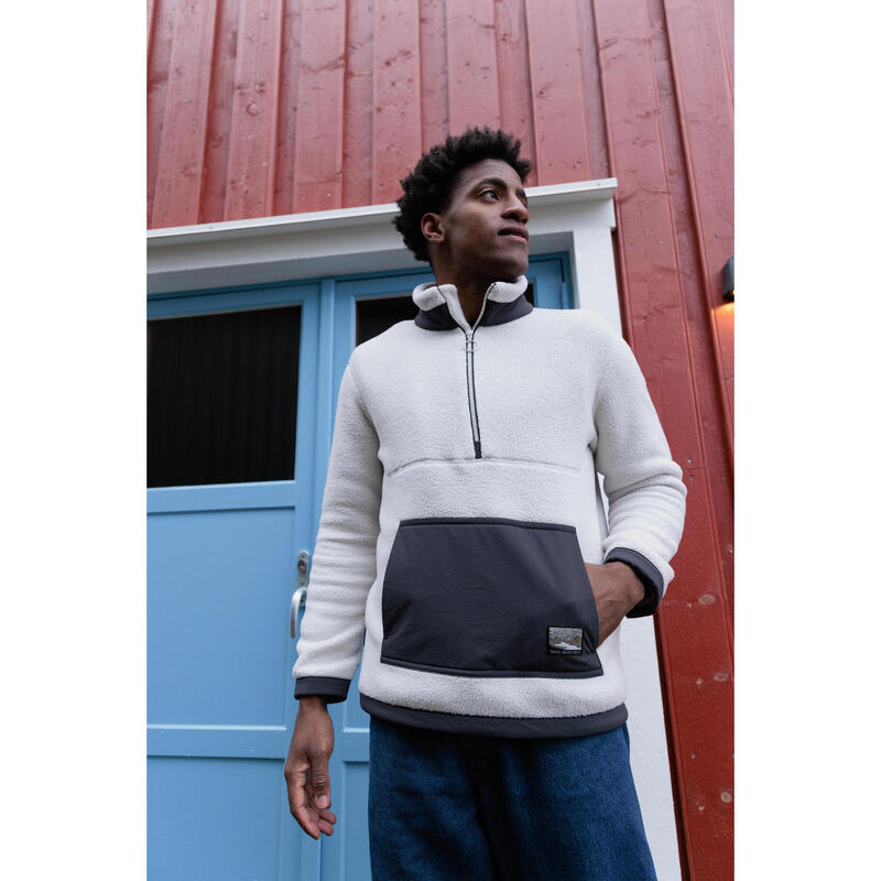 Erkek Outdoor Polar Mont - Bej - MH100