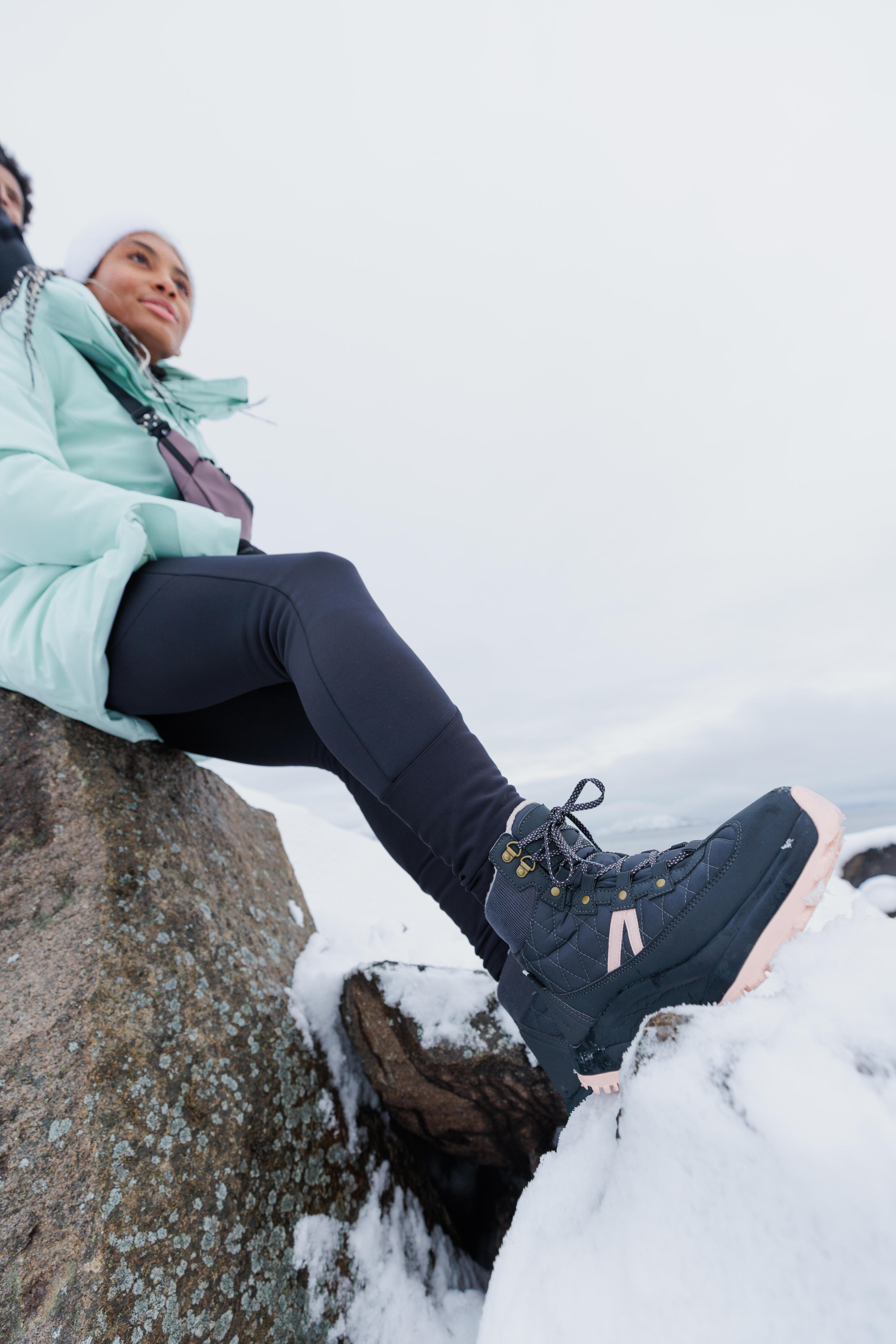 Bottes d’hiver imperméables femme, NH 500 Mid 9/13