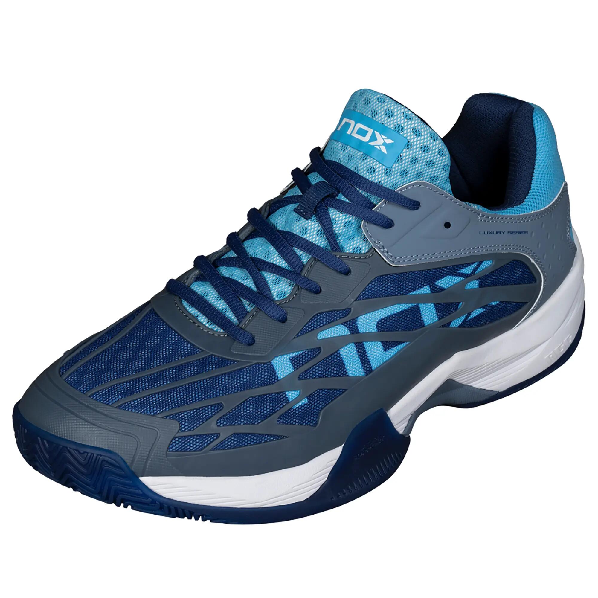 ZAPATILLAS PÁDEL NOX AT10 LUX STONE/BONNIE HOMBRE AZUL 2/6