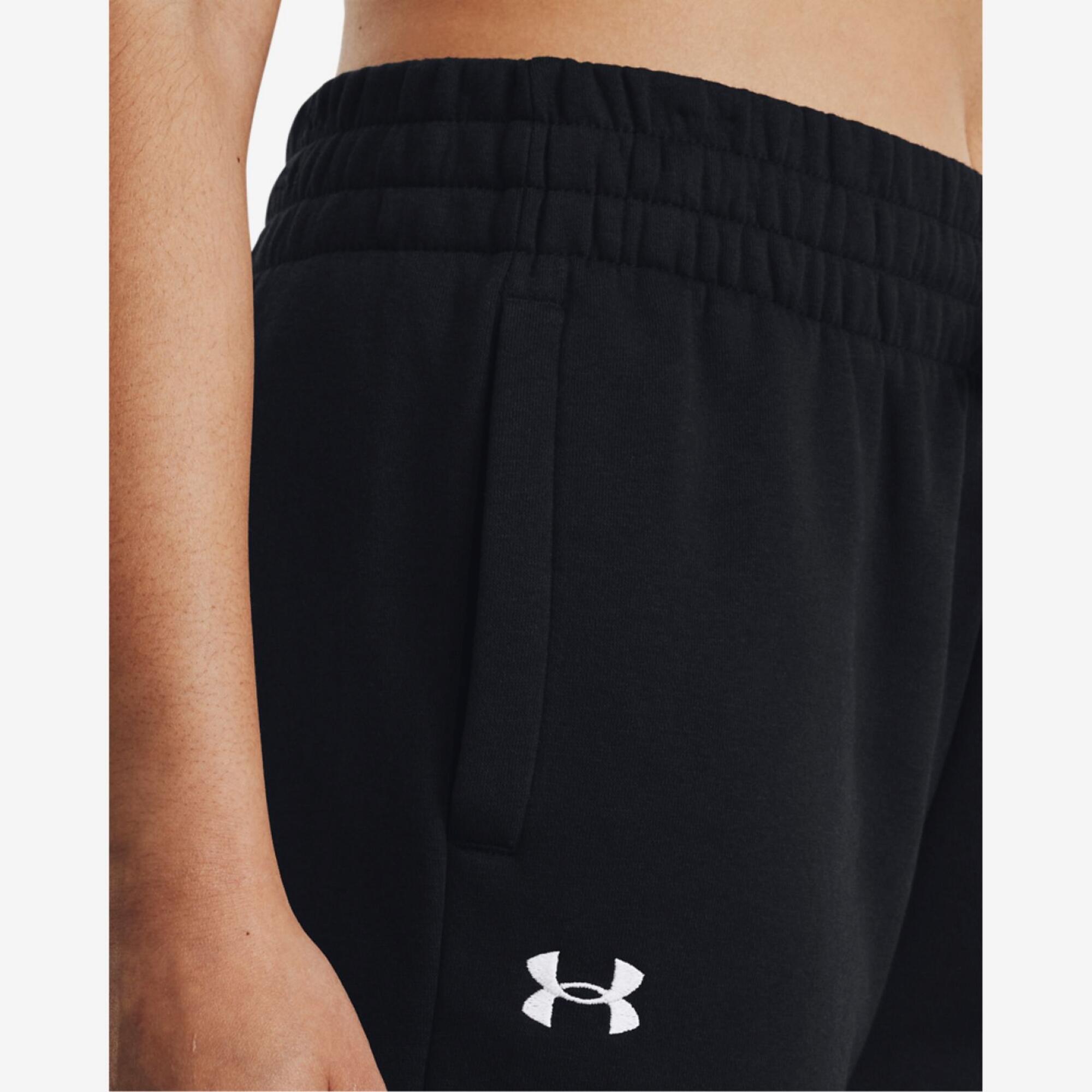 Pantalon de jogging fitness UA Rival Fleece femme, noir 5/5