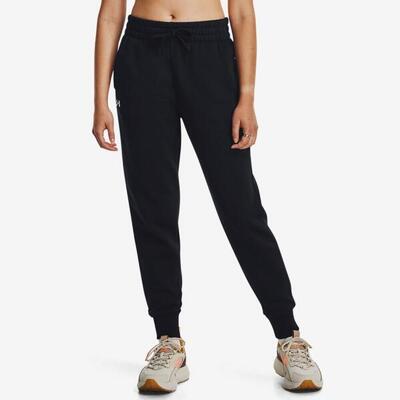 Joggingbroek ua rival fleece dames zwart