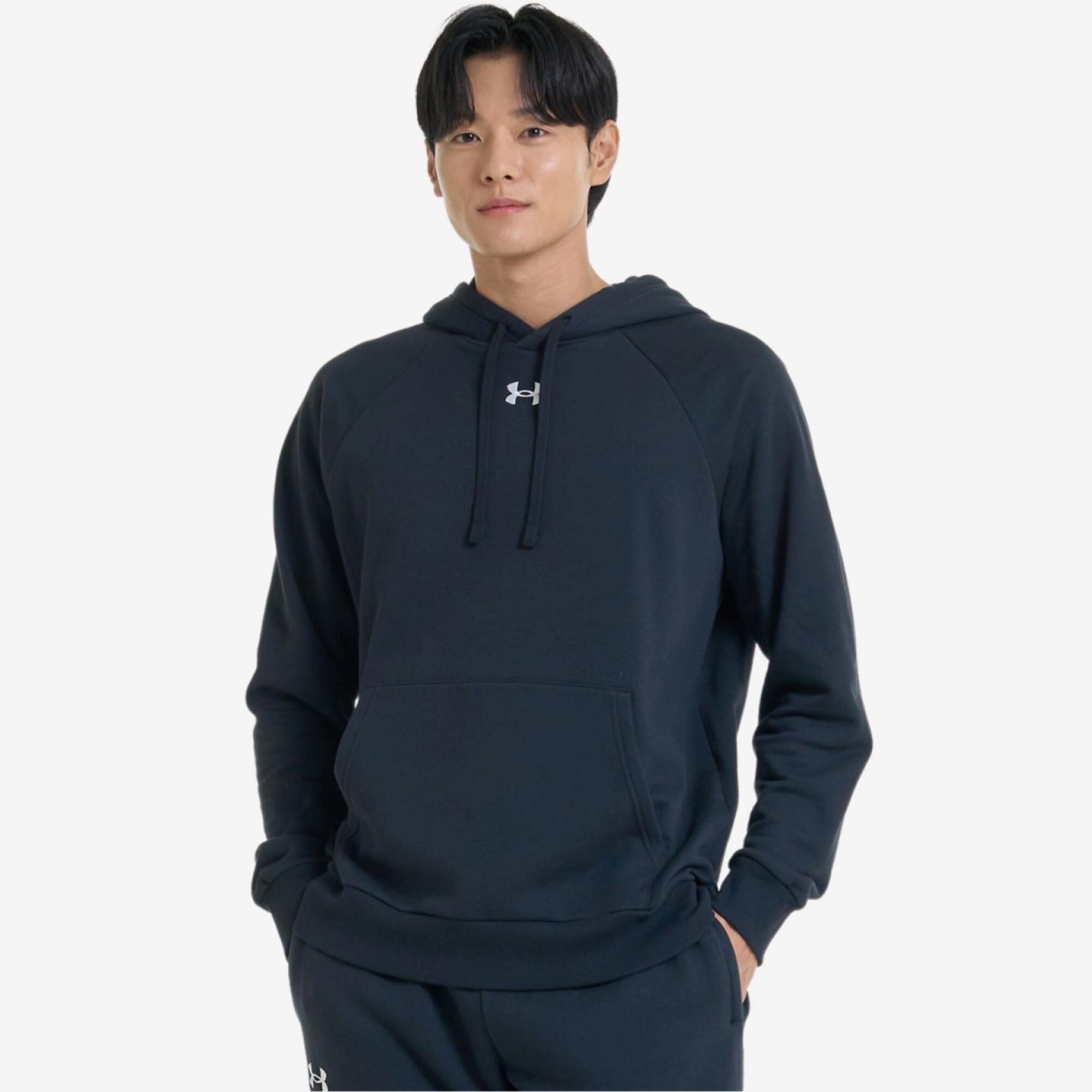 Bluza z kapturem unisex UA Rival Fleece 3/8