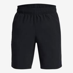 Short enfant UA Woven, noir