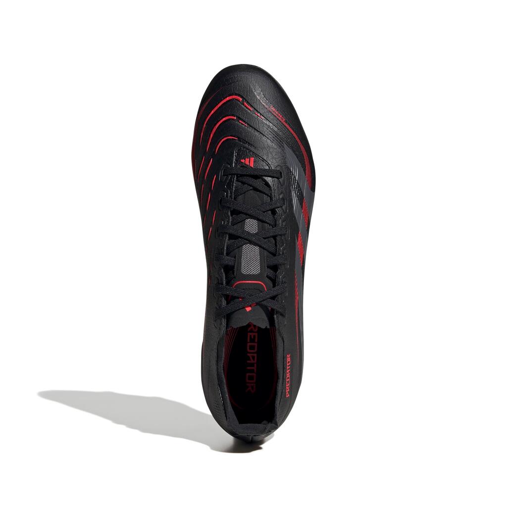 Chaussures de football adidas Predator League FG/MG – Noir/Gris/ Rouge lumineux