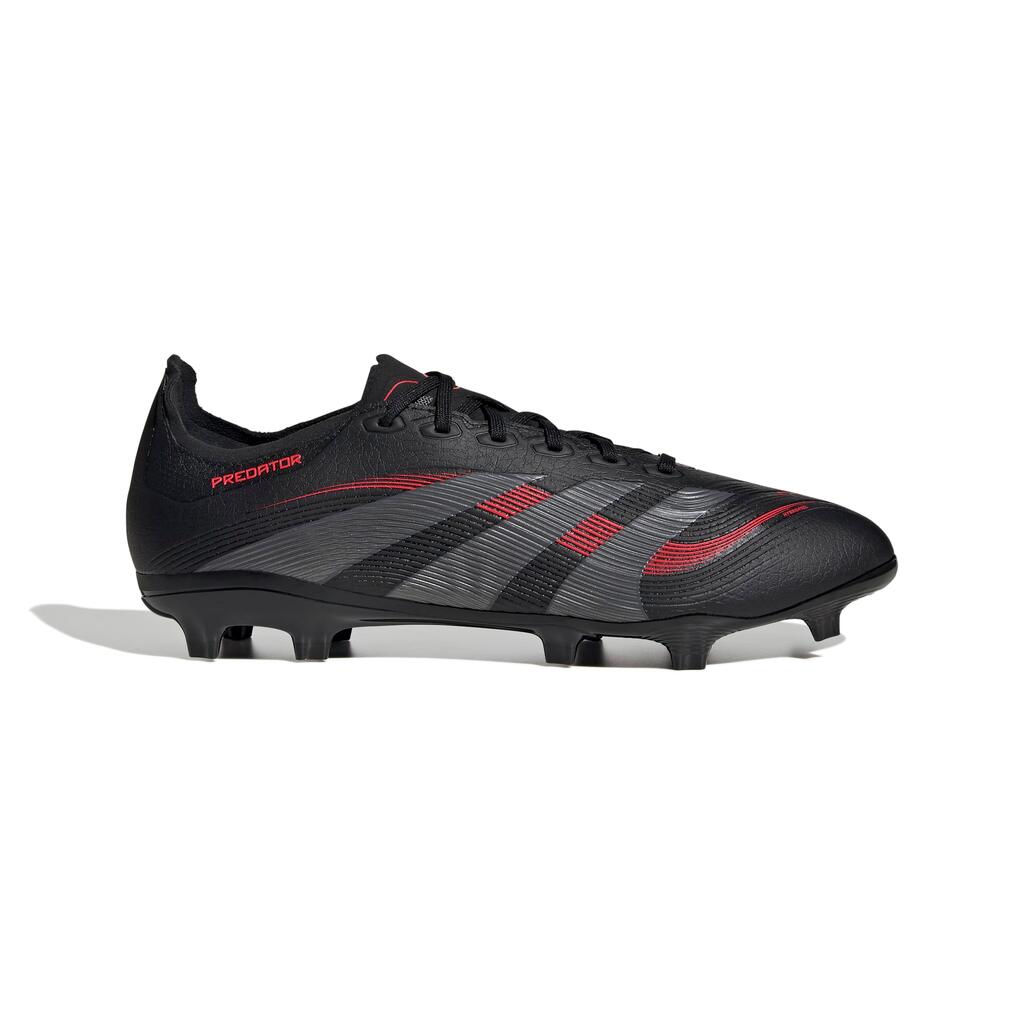 Chaussures de football adidas Predator League FG/MG – Noir/Gris/ Rouge lumineux