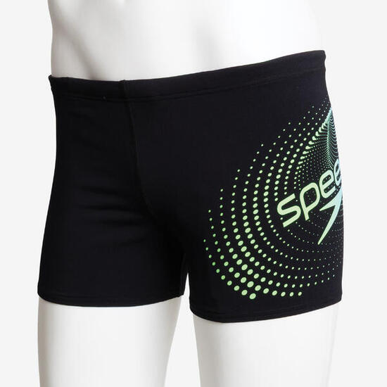 Boxer de bain natation homme, noir vert