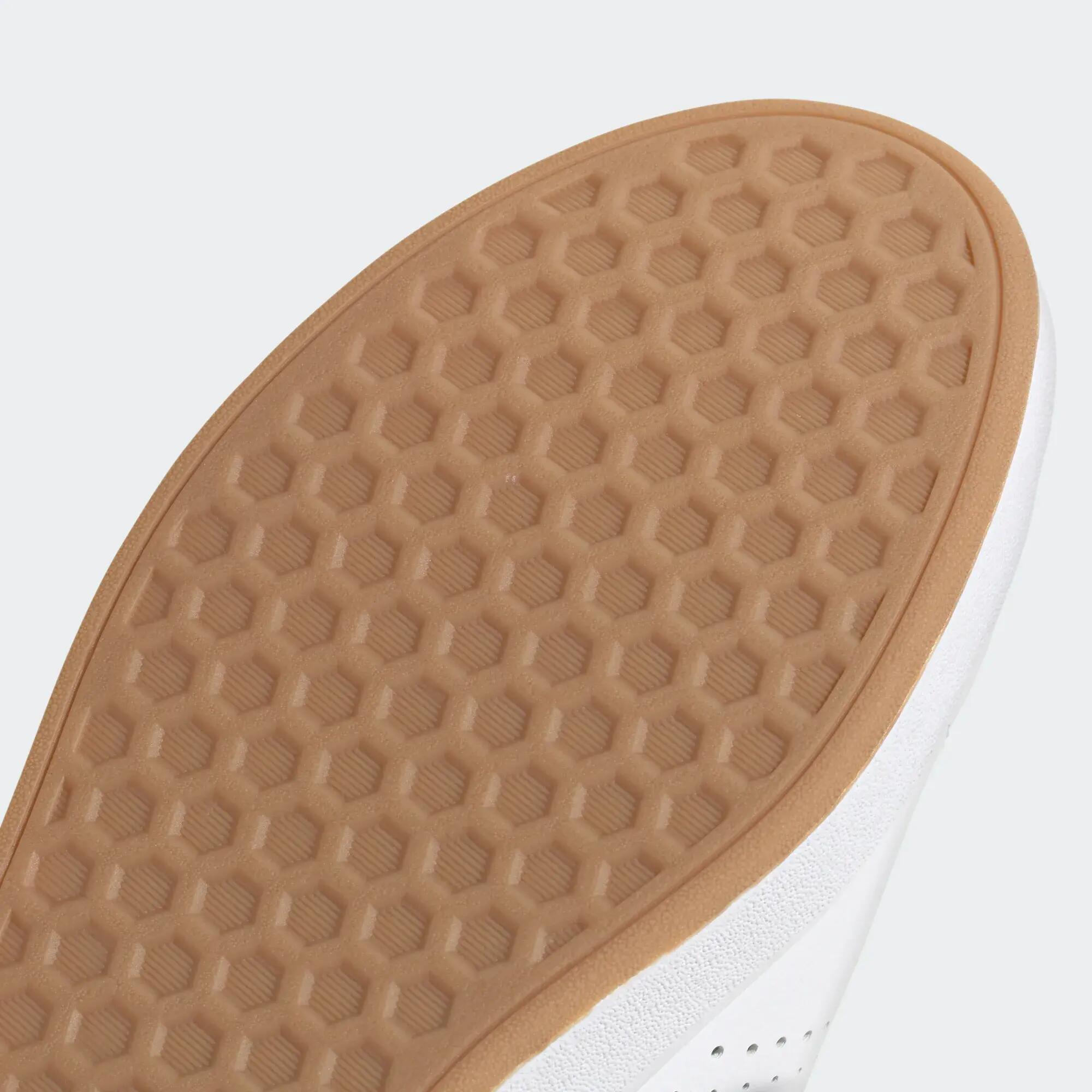Tenis casuales sportswear Unisex Adidas Advantage Base - Blanco/Verde 7/11