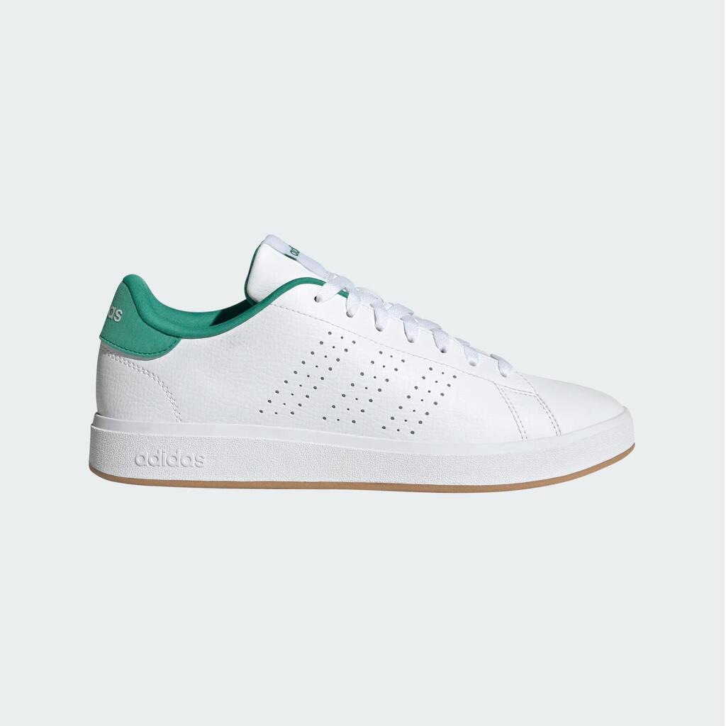 Tenis casuales sportswear Unisex Adidas Advantage Base - Blanco/Verde