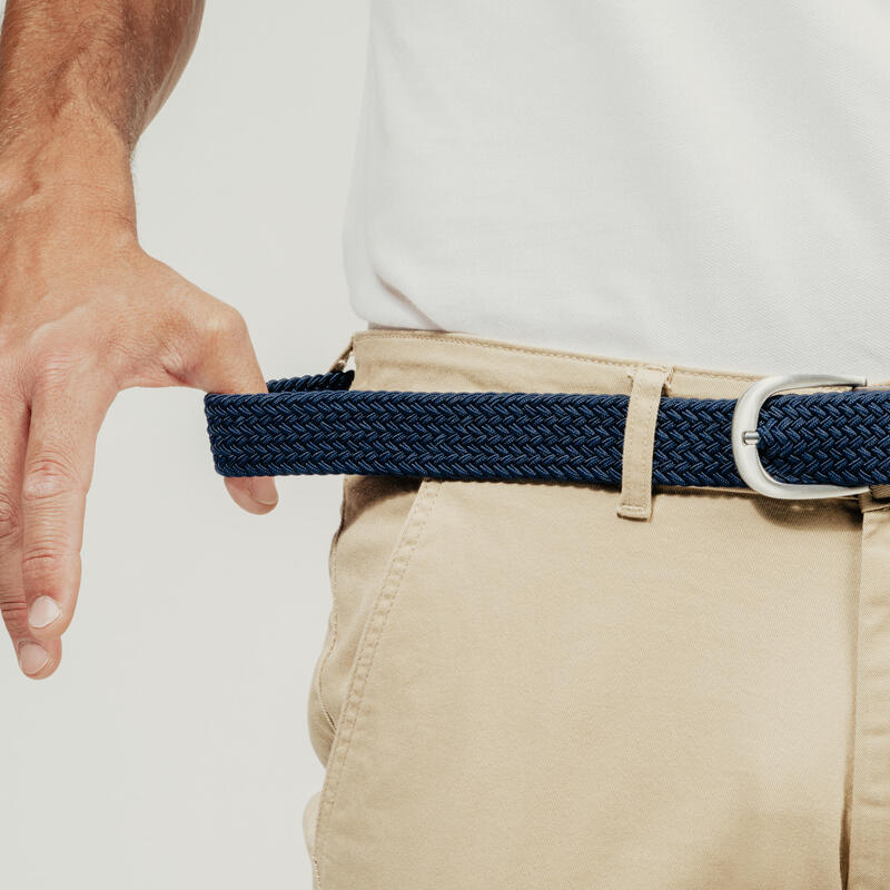 Curea Extensibilă și elastică împletită Golf Bleumarin