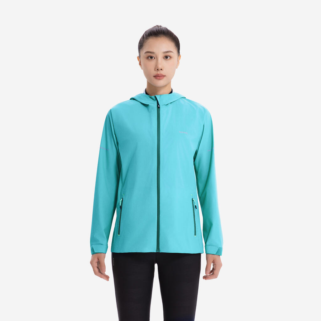 Jakna za trčanje Kiprun Run 900 vodootporna ženska - zelena