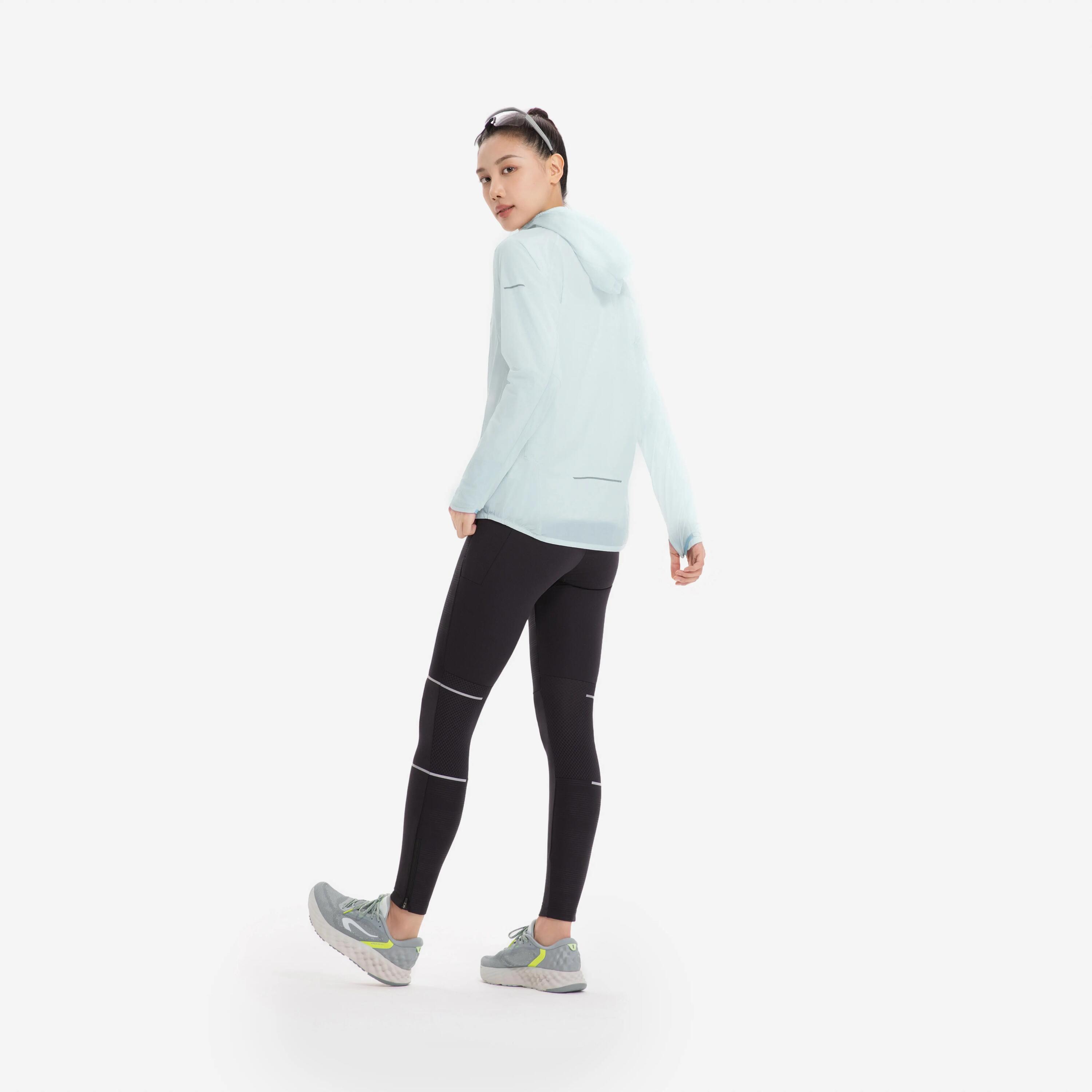 Veste coupe-vent de running & trail running Femme - KIPRUN Run 900 Wind Vert 7/21