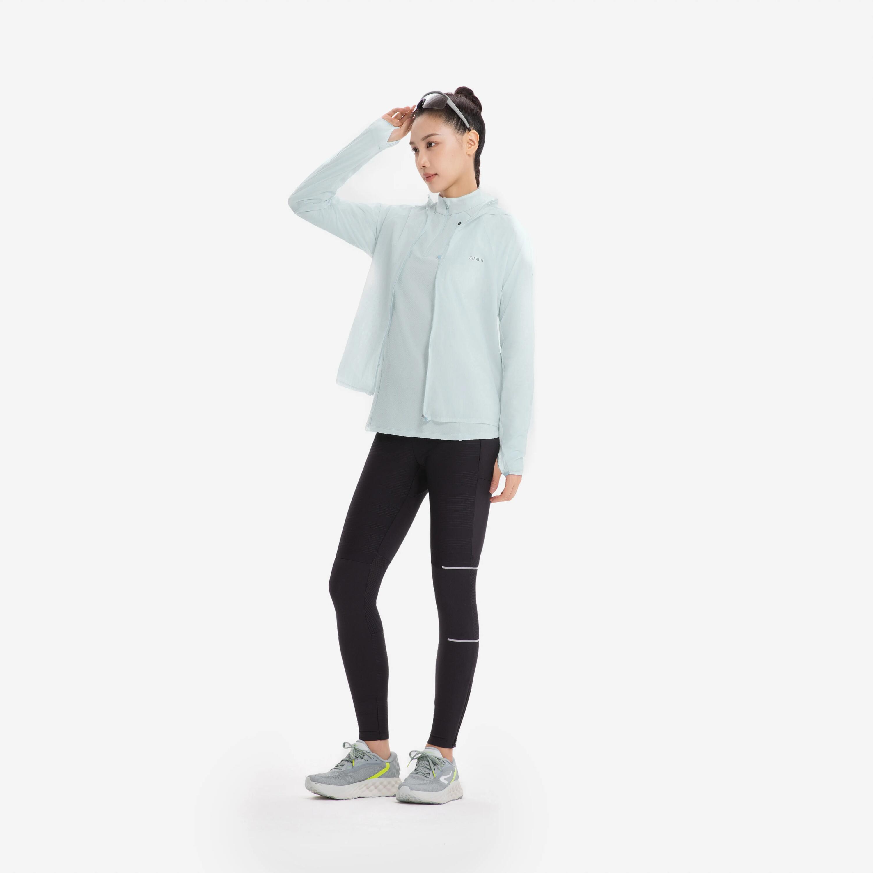 Veste coupe-vent de running & trail running Femme - KIPRUN Run 900 Wind Vert 5/21