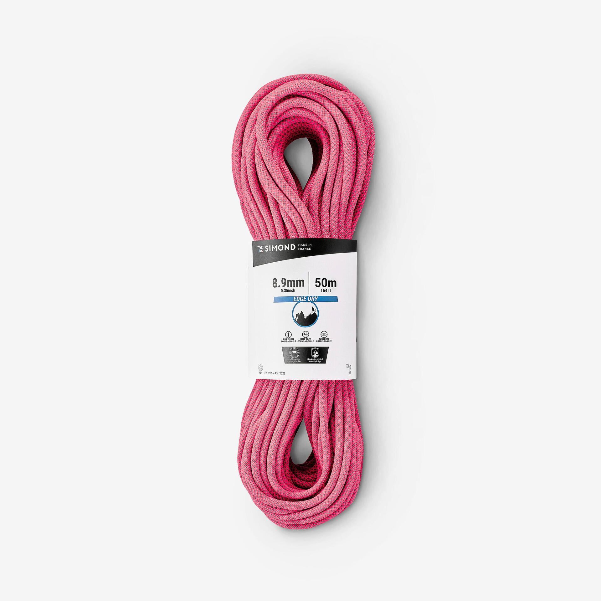 cliff climbing rope Simond