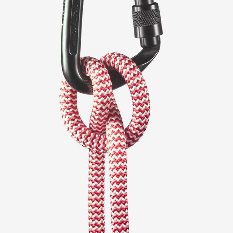 Corde d'escalade 10 mm x 25 m - klimb gym rouge