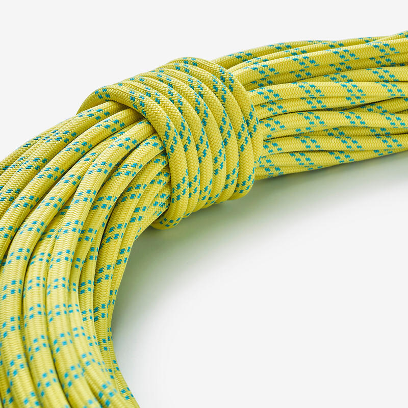 CORDE À DOUBLE D'ESCALADE ET D'ALPINISME -  RAPPEL ICE 7.5 MM X 60M JAUNE