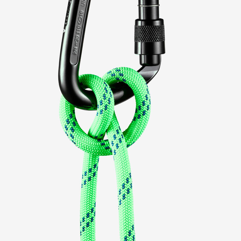 CORDE À DOUBLE D'ESCALADE ET D'ALPINISME -  RAPPEL ALPINISM 8.1 MM X 60M VERTE
