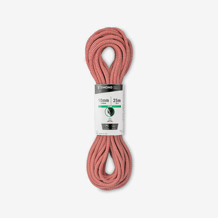 Corde d'escalade 10 mm x 25 m - klimb gym rouge