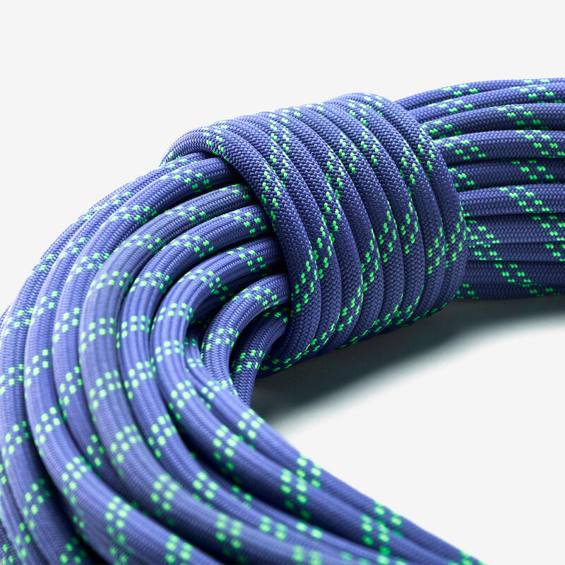 Tırmanış ve Dağcılık Çift İp - 8.1 mm × 60 m - Mavi - Rappel Alpinism