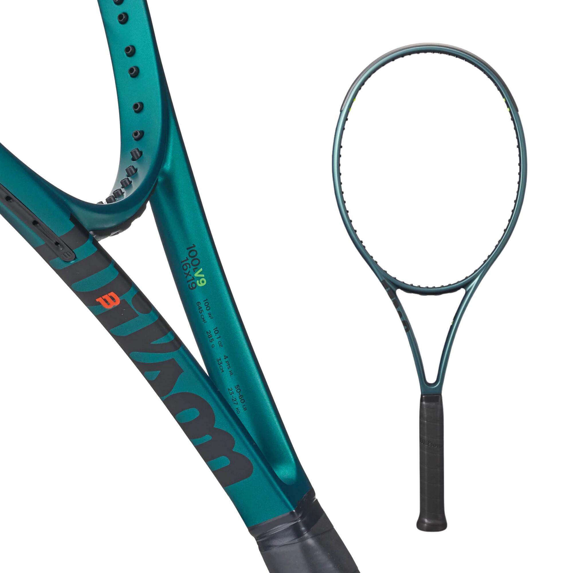Yetişkin Kordajsız Tenis Raketi - 285 G - Yeşil - Wilson Blade