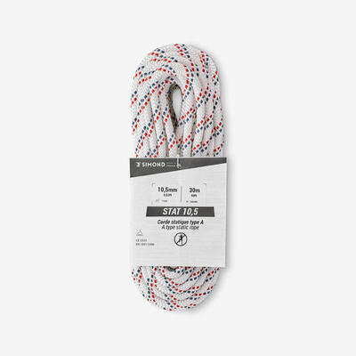 Semi-statisch touw stat 10.5 mm x 30 m wit