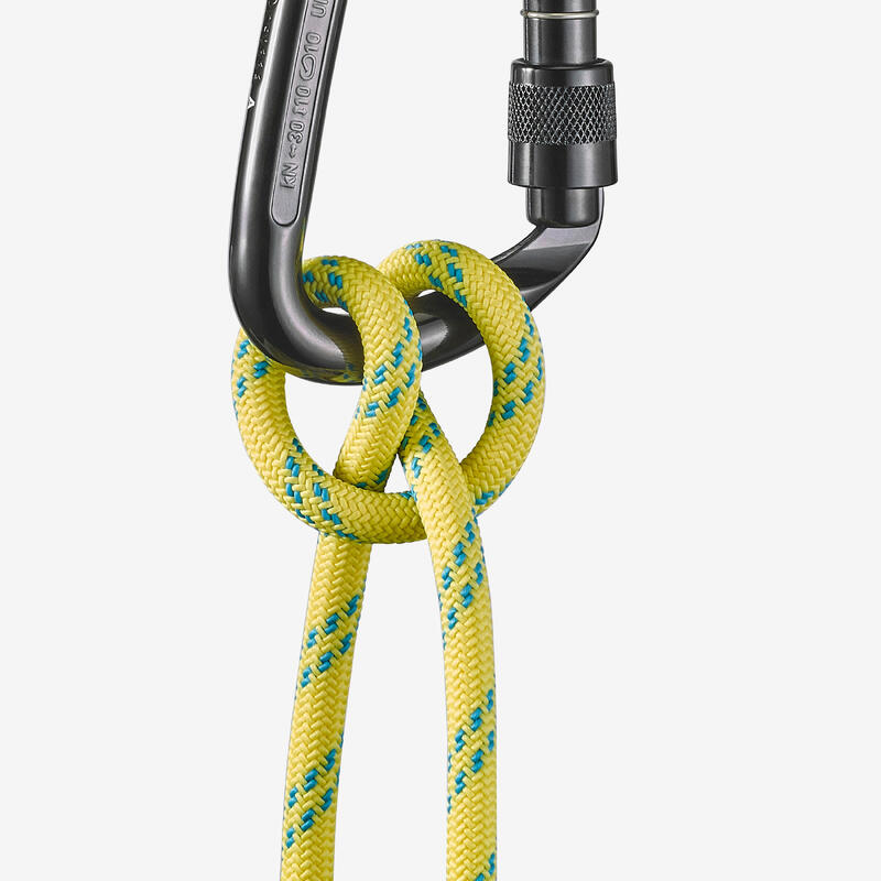 CORDE À DOUBLE D'ESCALADE ET D'ALPINISME -  RAPPEL ICE 7.5 MM X 60M JAUNE