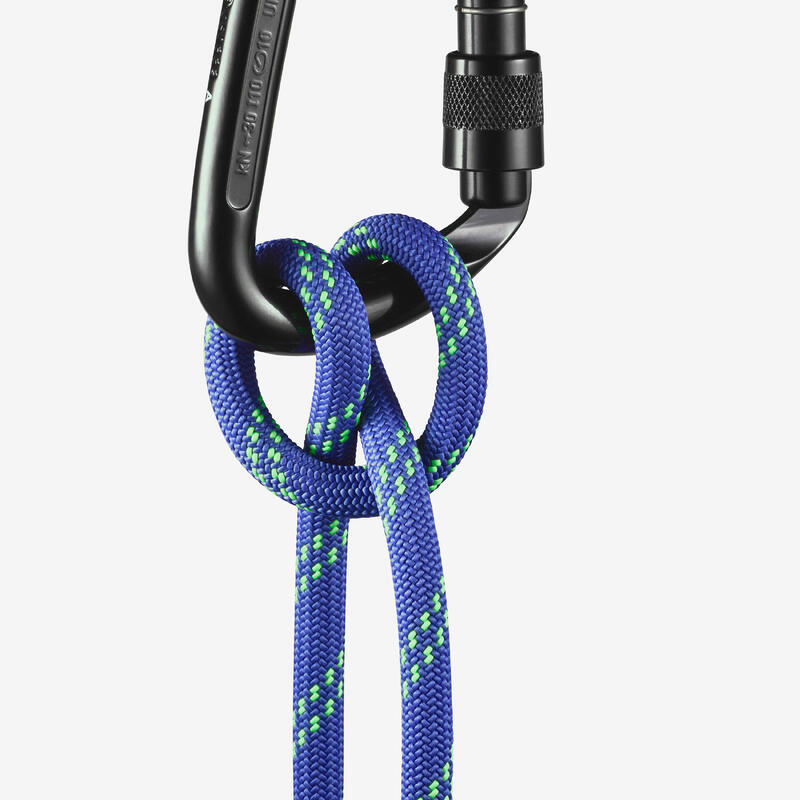 CORDE À DOUBLE D'ESCALADE ET D'ALPINISME -  RAPPEL ALPINISM 8.1 MM X 60M BLEU