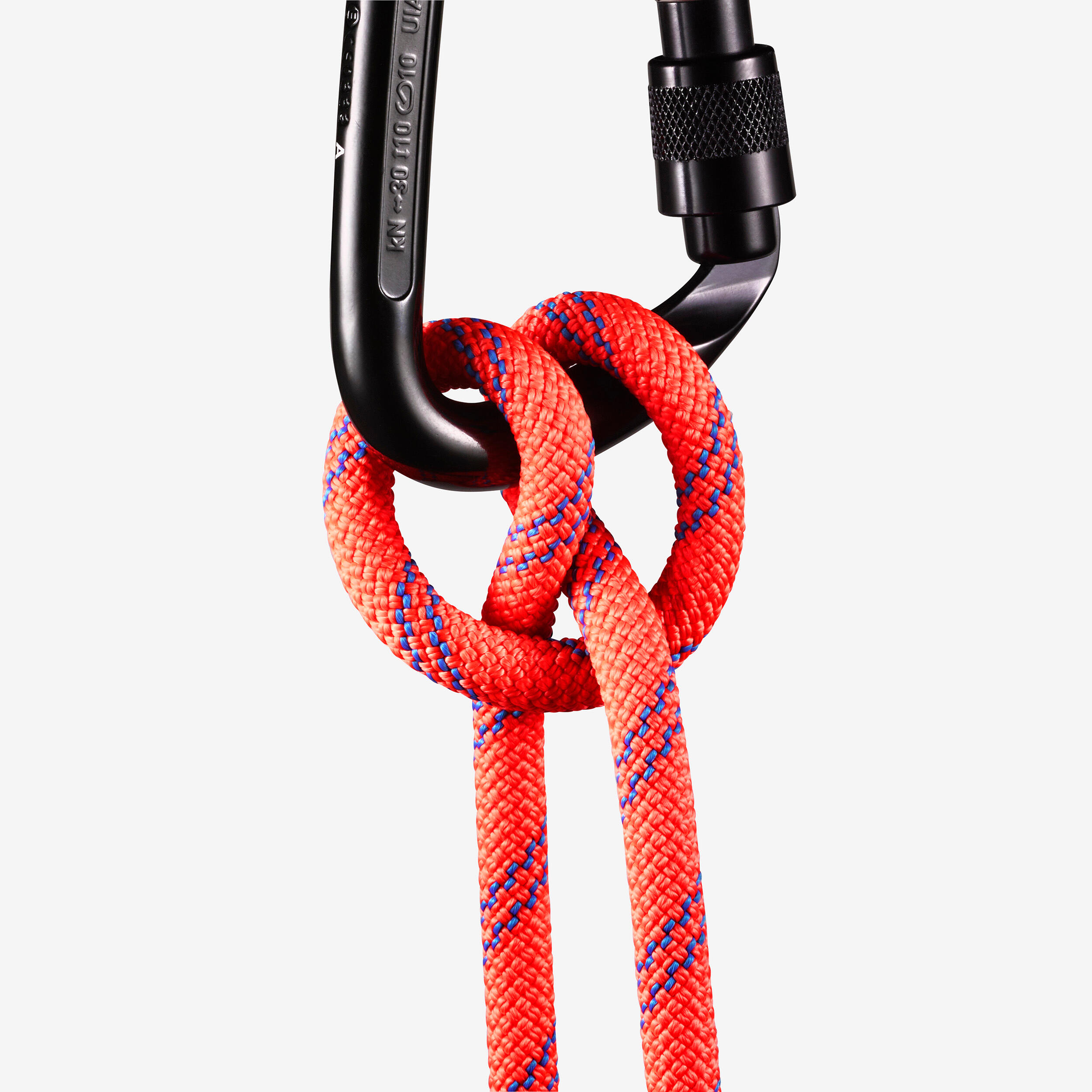 SIMOND Polovičné lano Rappel na lezenie a alpinizmus 8,6 mm × 50 m oranžové bez · záber 4
