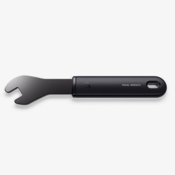 Long-handled bike pedal wrench