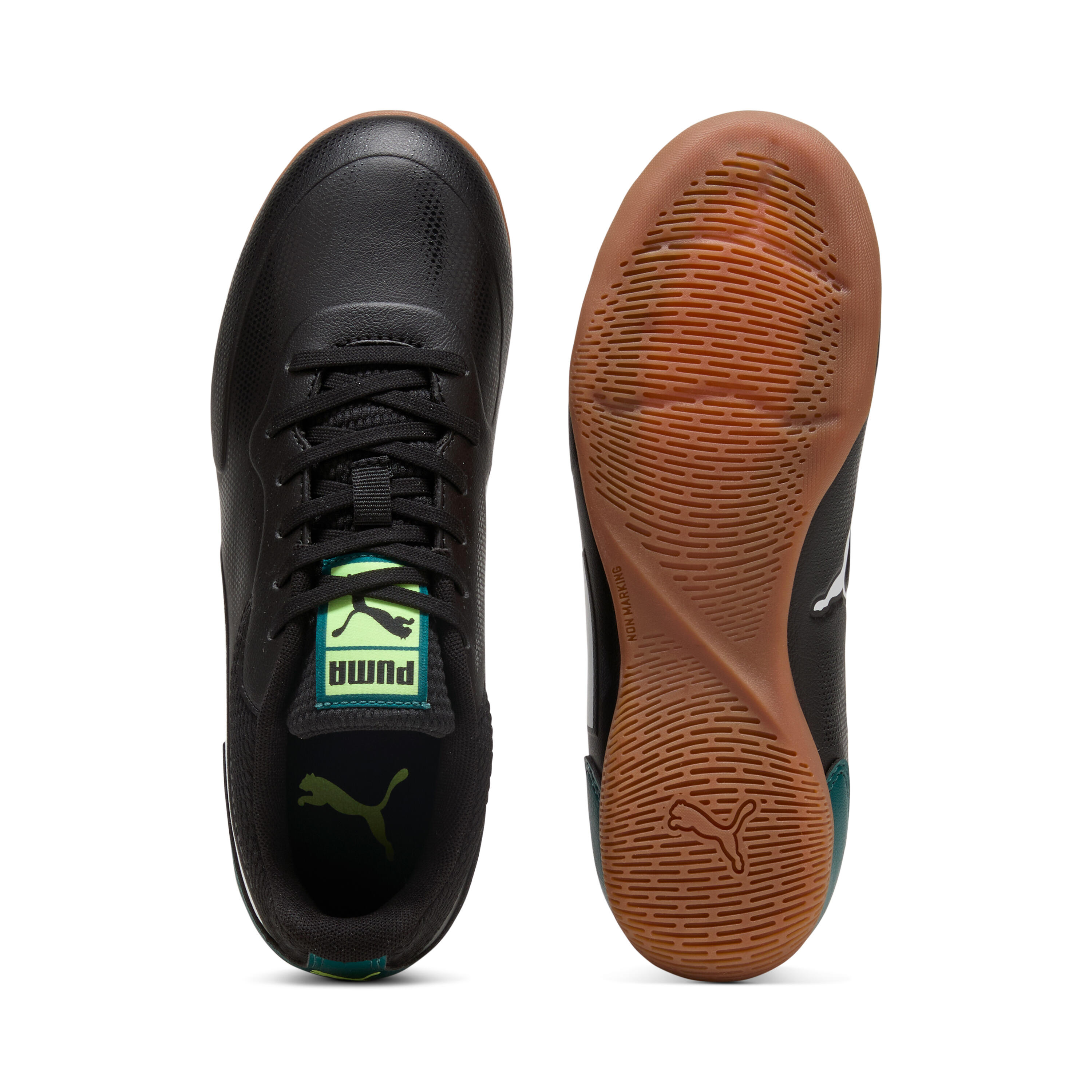 Buty na halę Puma TRUCO III Jr Black-Fizzy Light 4/4