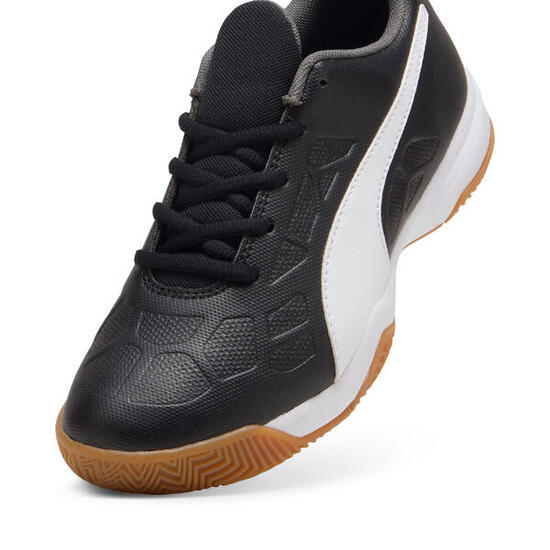 Buty na halę Puma Tenaz Jr Black White-Iron Gate