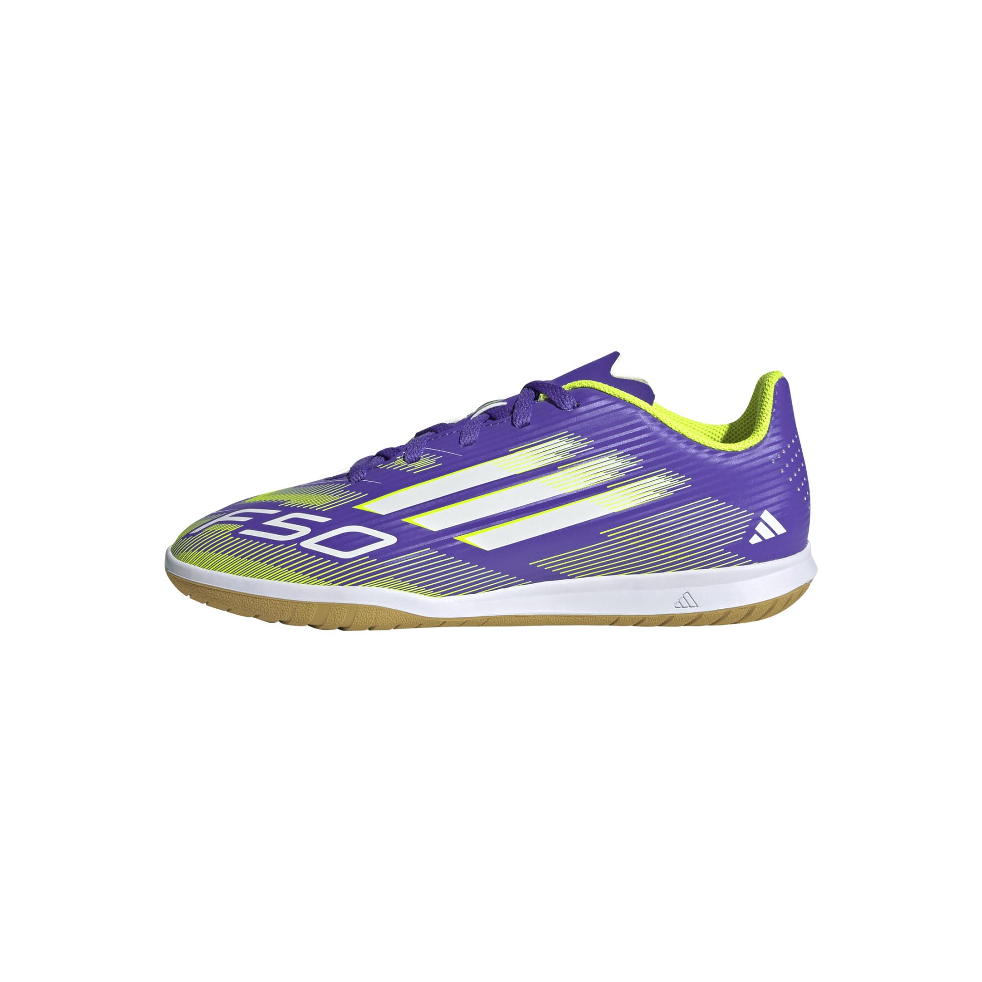 Scarpe calcio bambino F50 Club Futsal viola 22/23