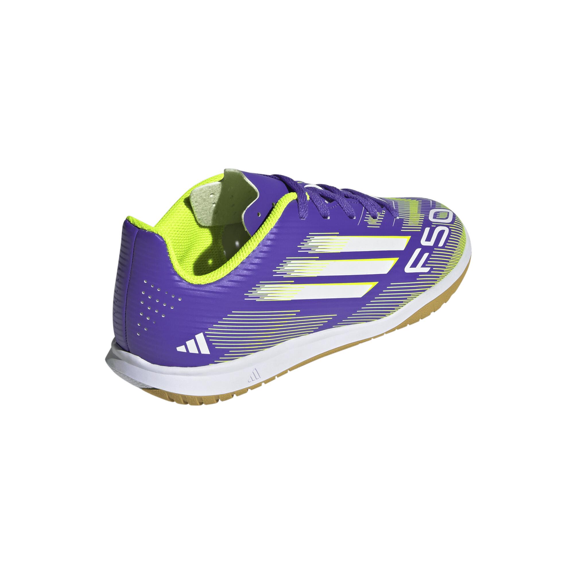 Scarpe calcio bambino F50 Club Futsal viola 16/23