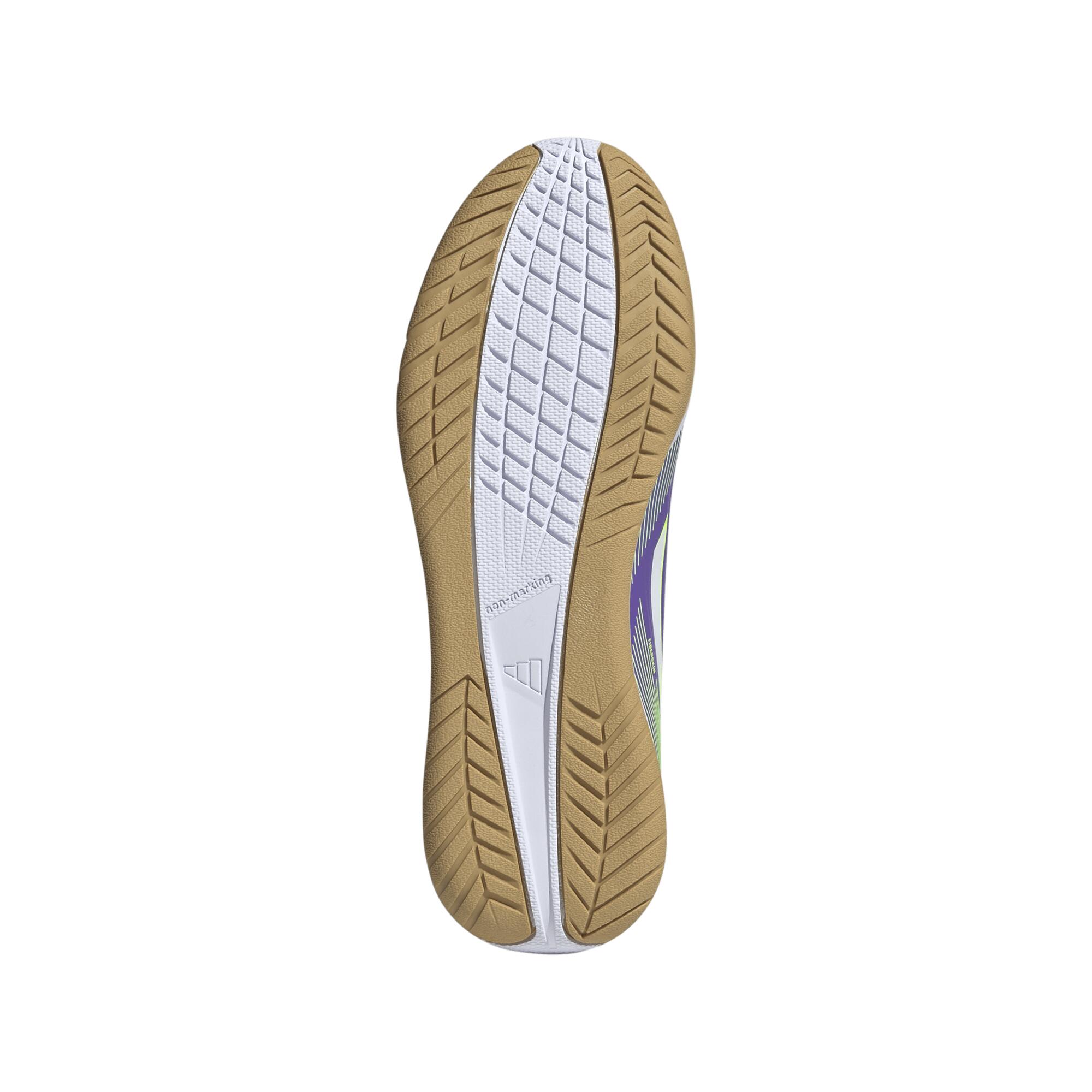 Scarpe calcio bambino F50 Club Futsal viola 13/23