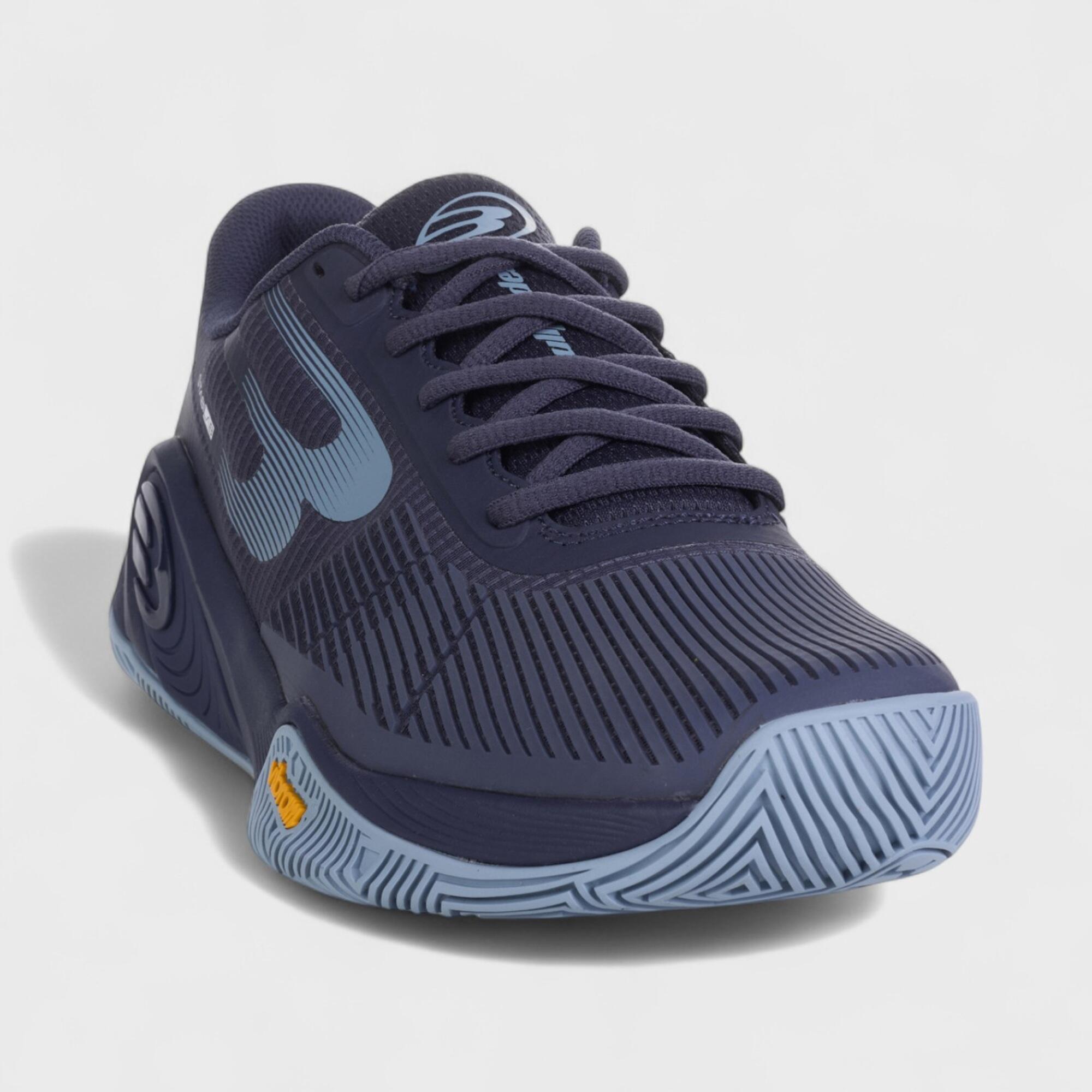ZAPATILLA BULLPADEL VERTEX VIBRAM 25 AZUL MARINO HOMBRE 3/4