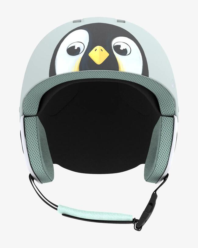 CASQUE DE SKI ENFANT H-KID 500 BLEU GLACIER - PINGOUIN