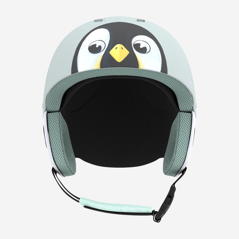 Cască Schi H-KID 500 Albastru pinguin Copii 