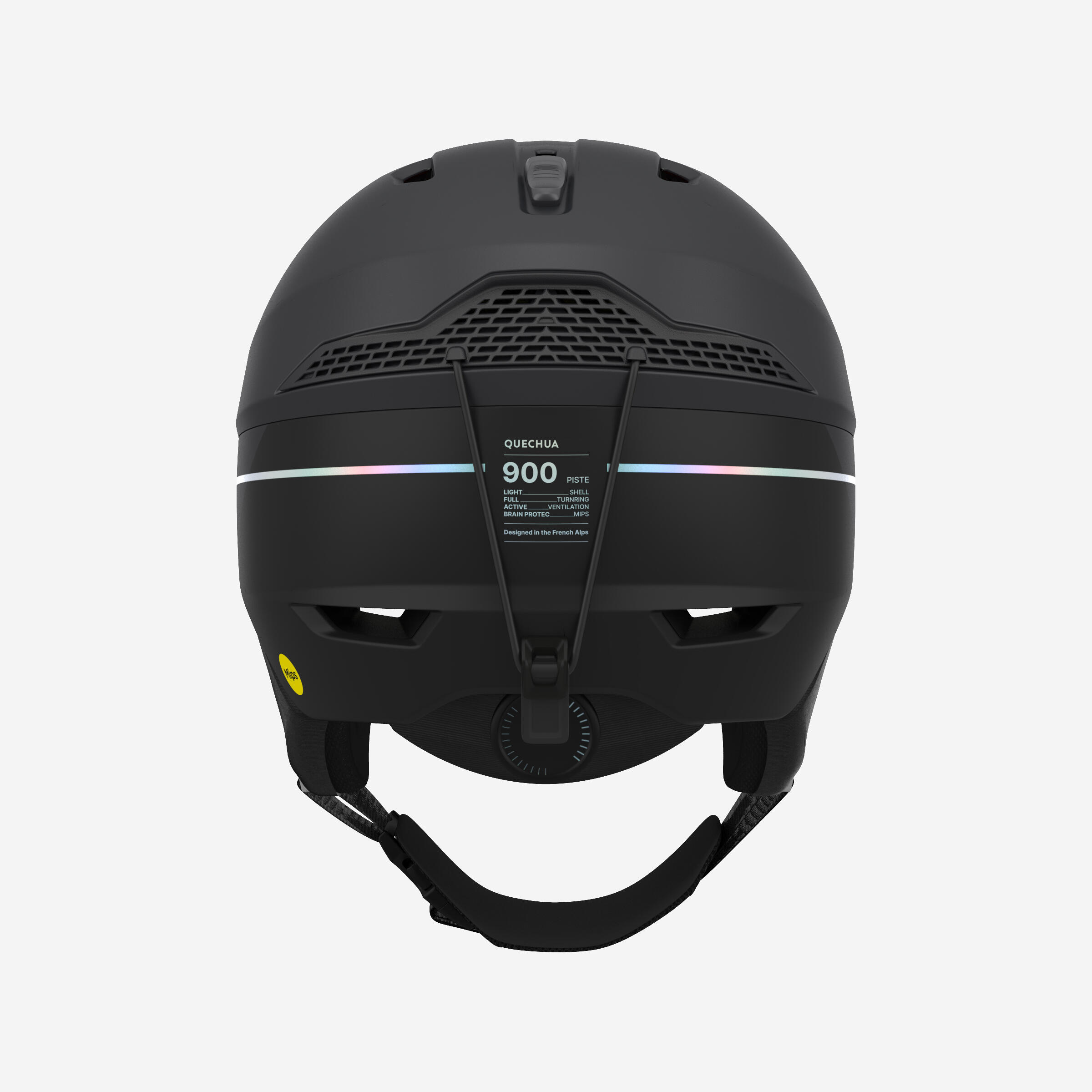 Ski Helmet with MIPS System - PST 900 graphite black - WEDZE
