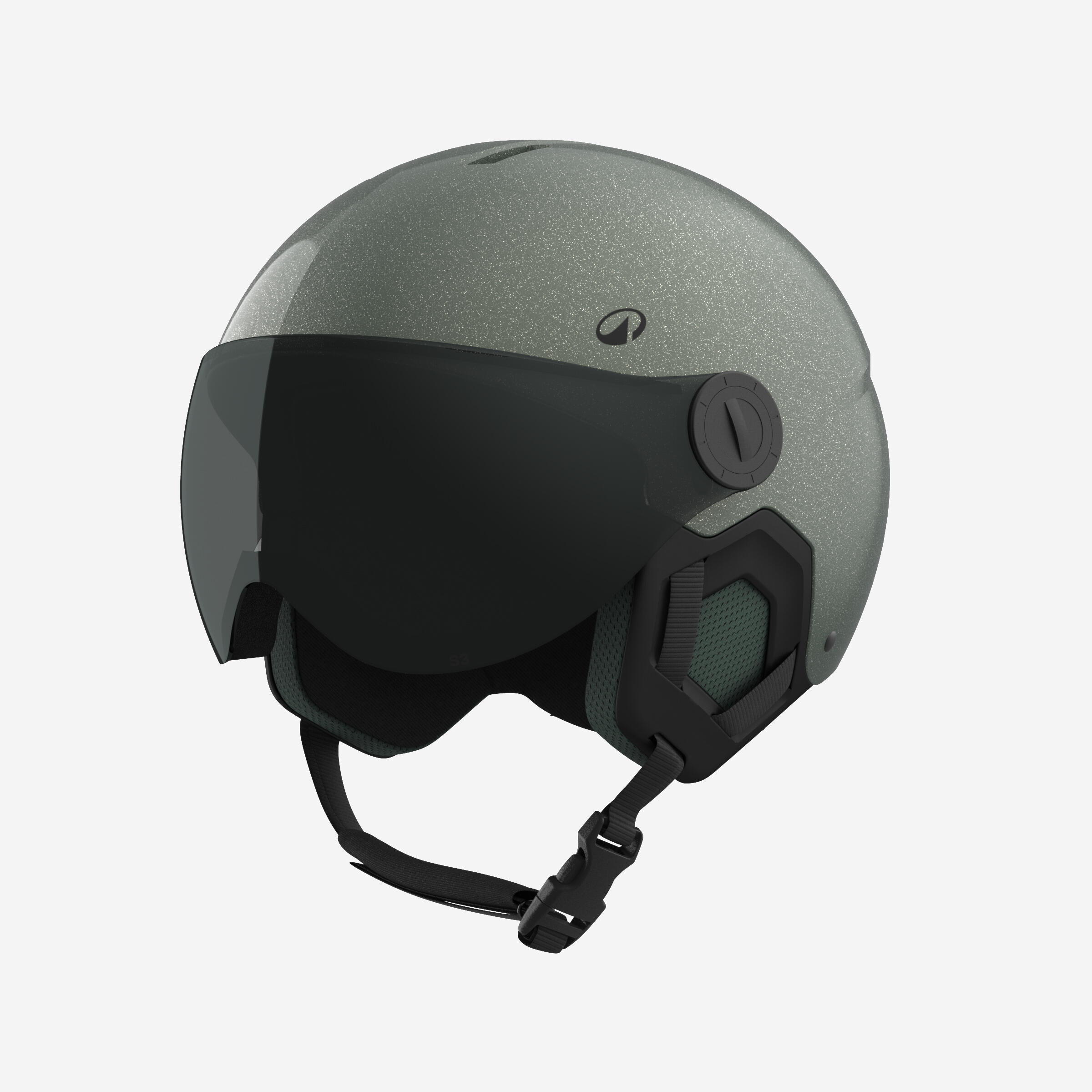 WEDZE Detská lyžiarska prilba H-KID 550 tmavozelená S 53-56 cm