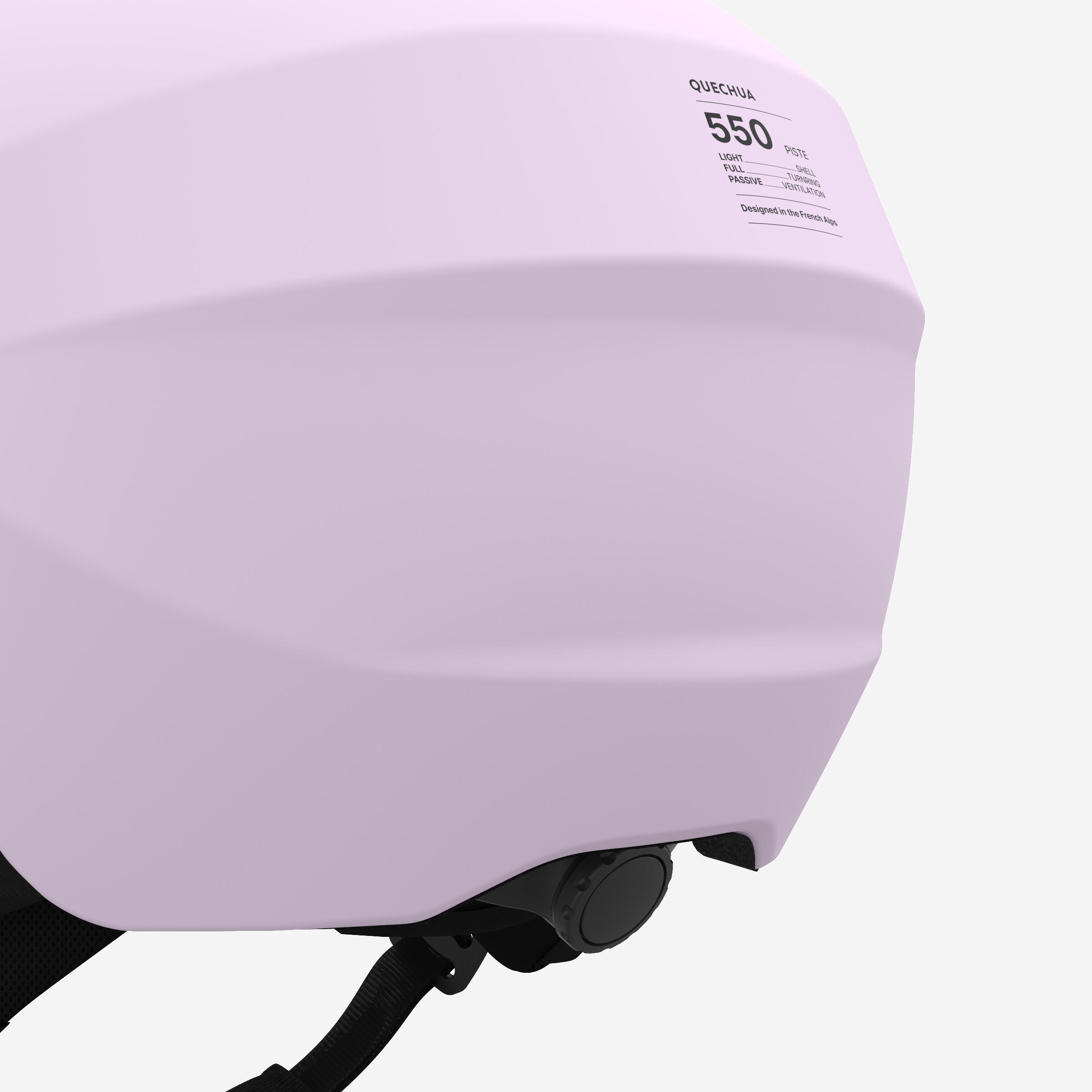 Casque de ski avec visière adulte, PST 550 lilas 6/12