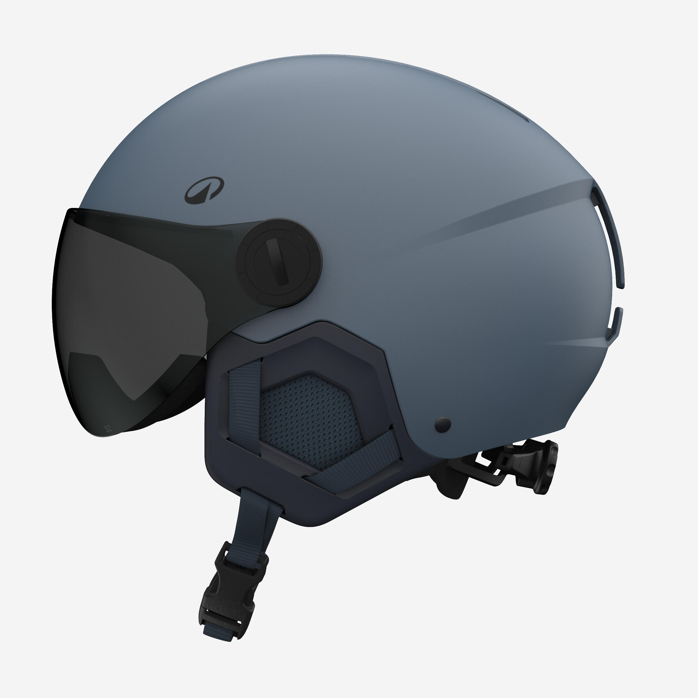 Skihelm für Kinder, H-KID 550 blaugrau 2/6