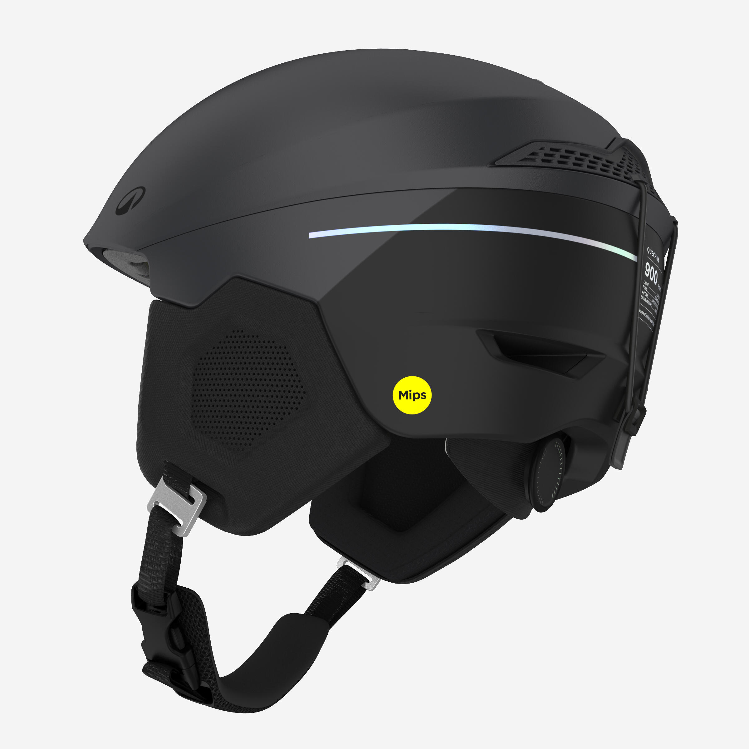Ski Helmet with MIPS System - PST 900 graphite black - WEDZE