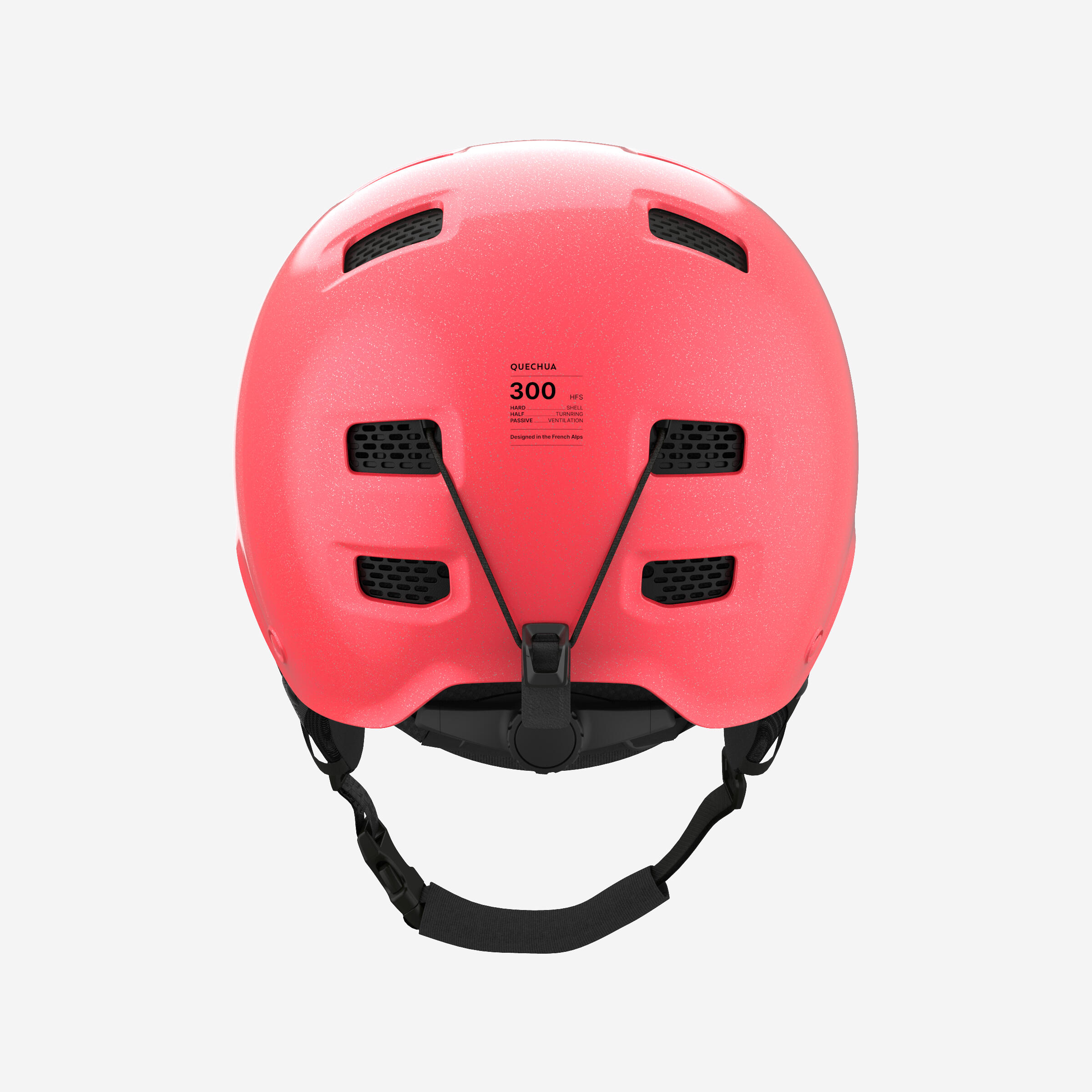 Casque de ski et de snowboard adulte et enfant, FS 300 rose paillette 4/10