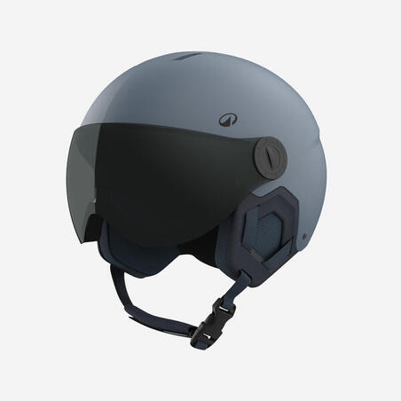 Шолом дитячий H-KID 550 для гірськолижного спорту синьо-сірий